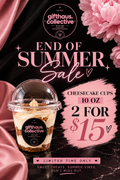 END OF SUMMER SALE!